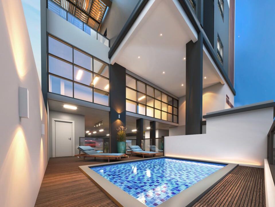 Piscina area de lazer